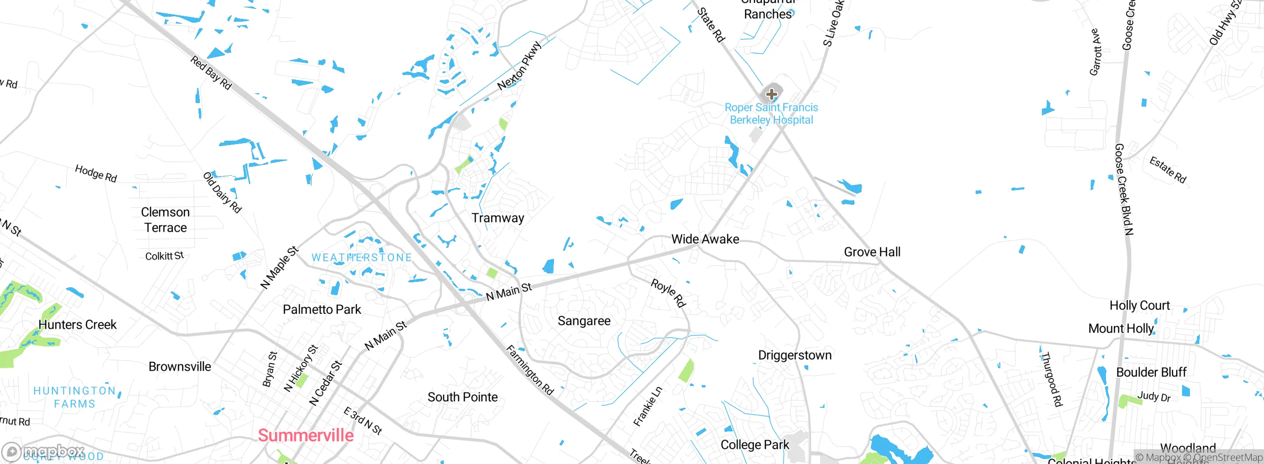 Map showing approximate location