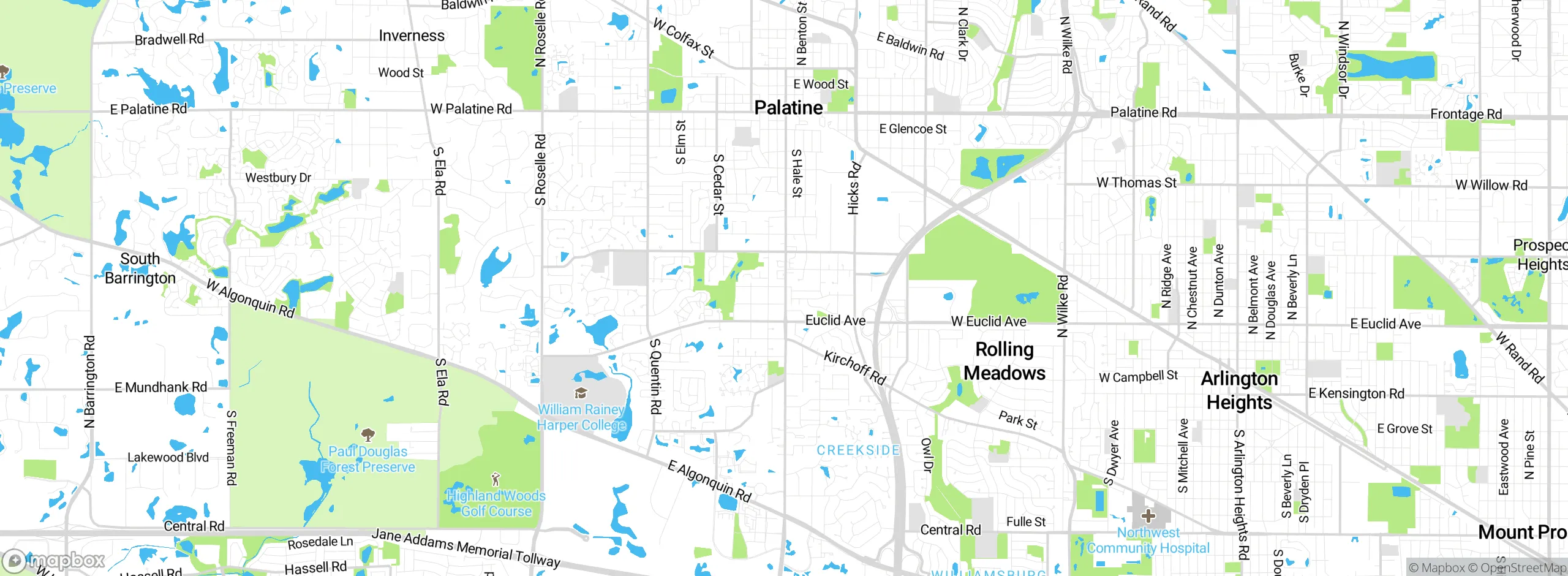 Map showing approximate location