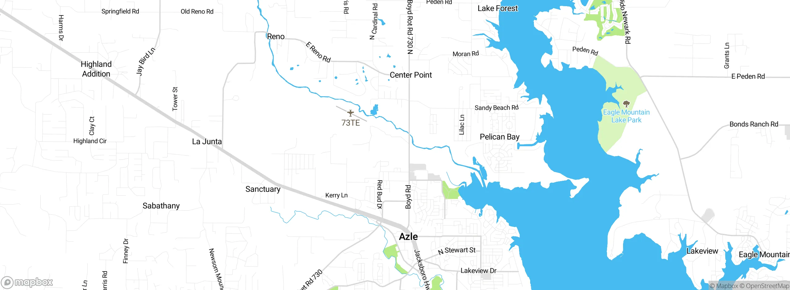 Map showing approximate location