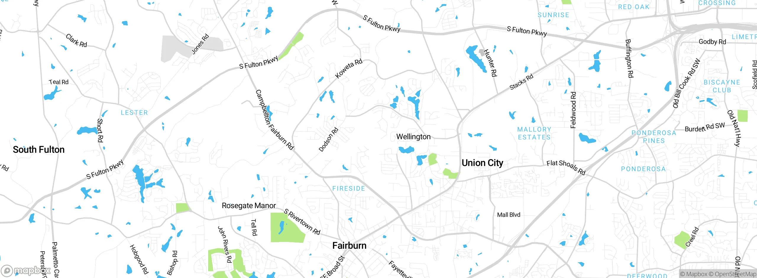 Map showing approximate location