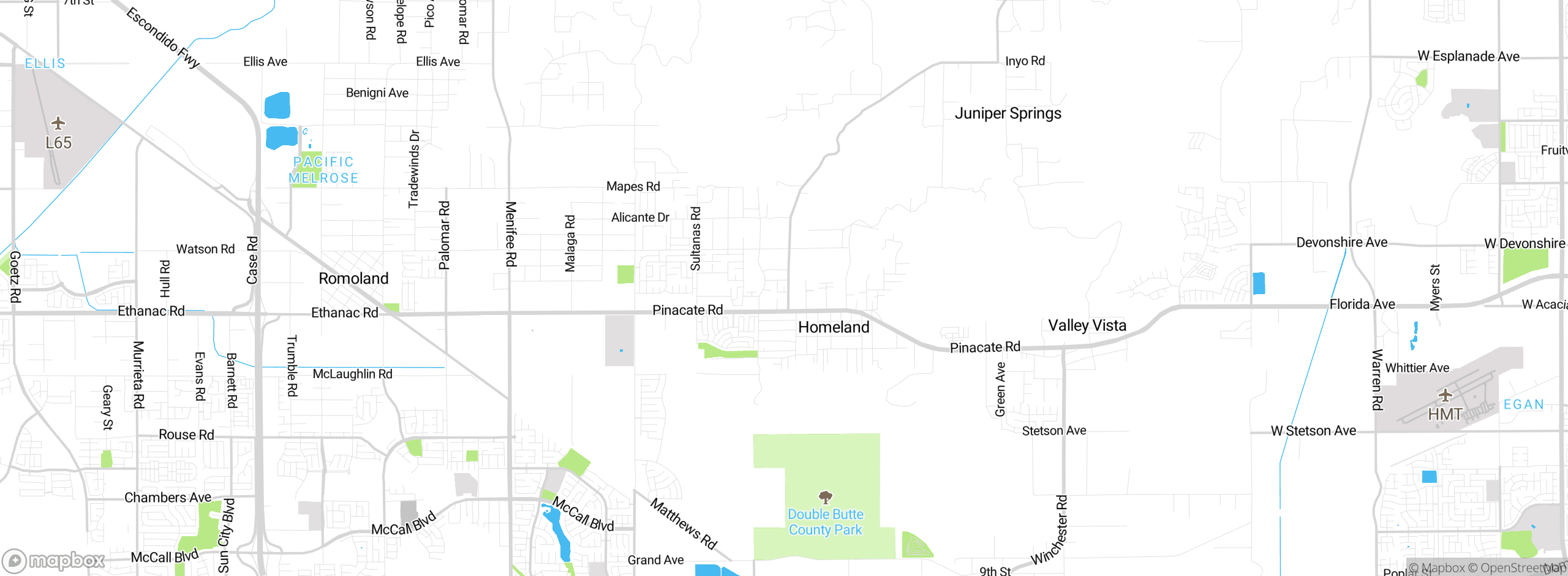 Map showing approximate location