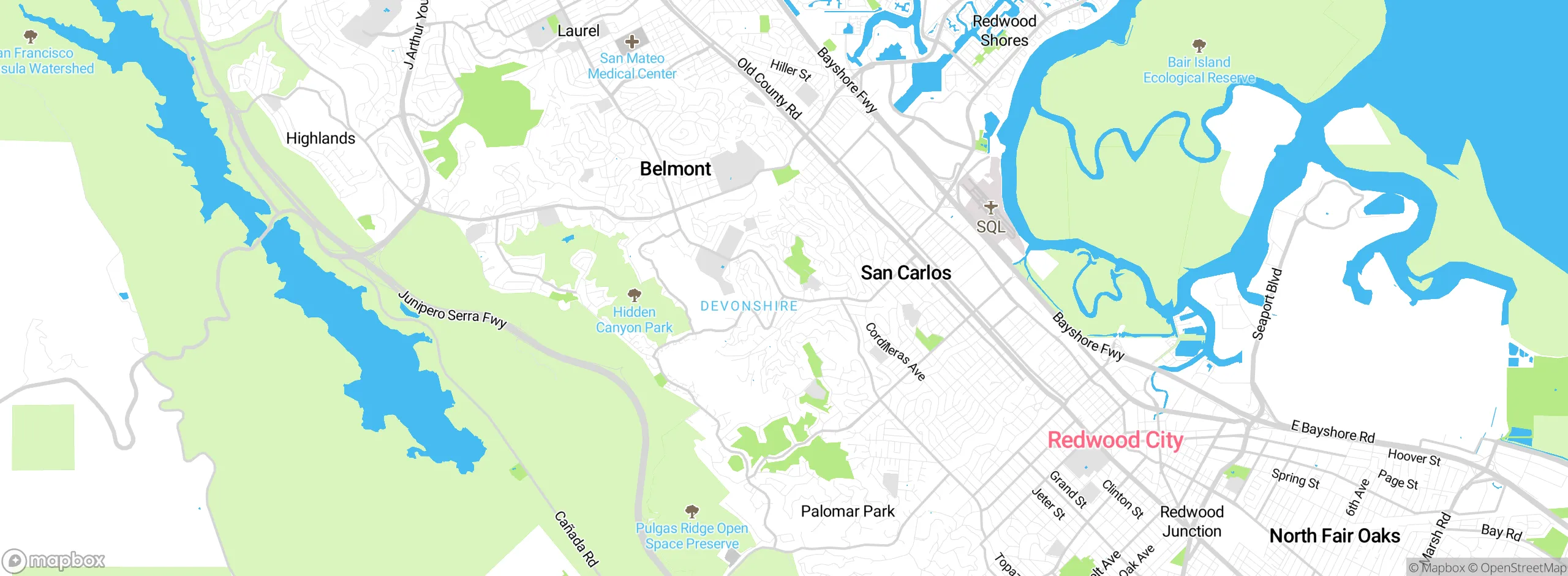 Map showing approximate location