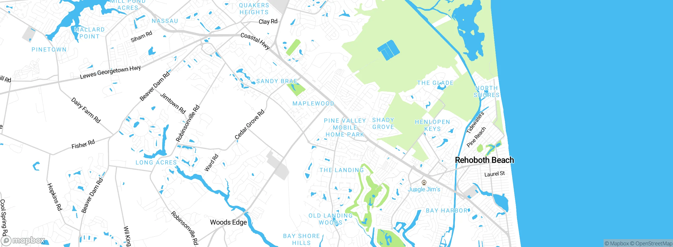 Map showing approximate location