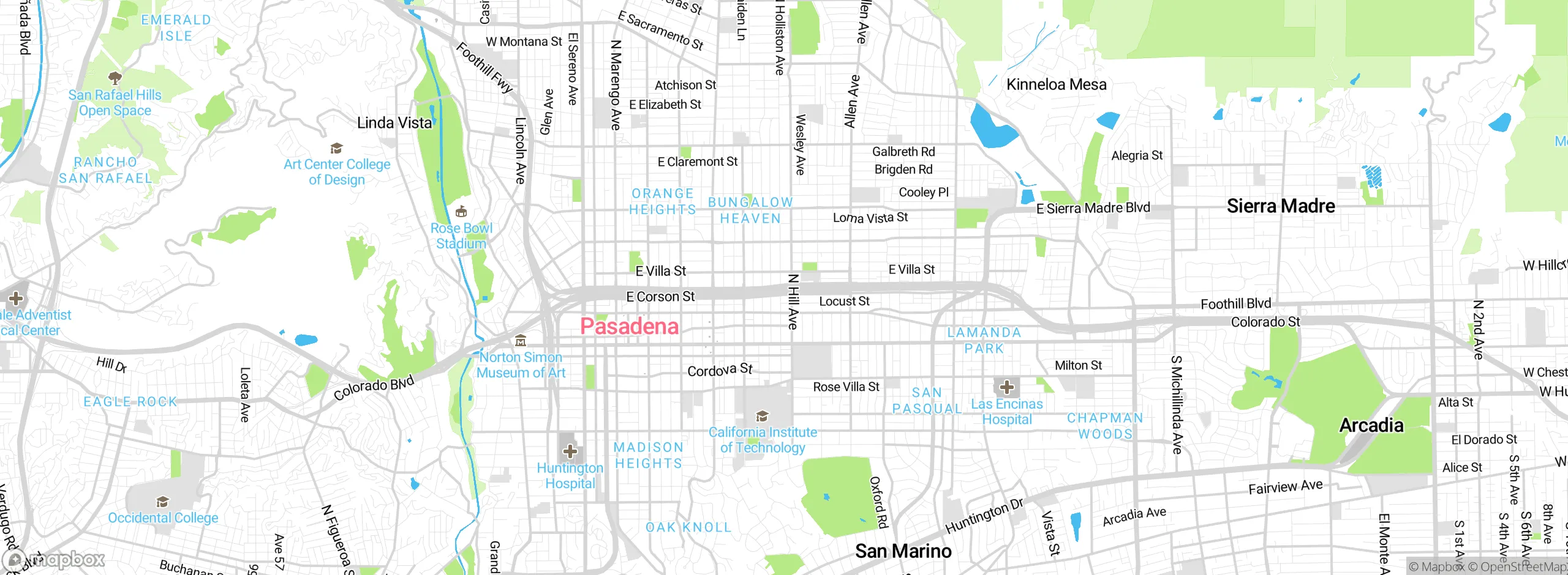 Map showing approximate location