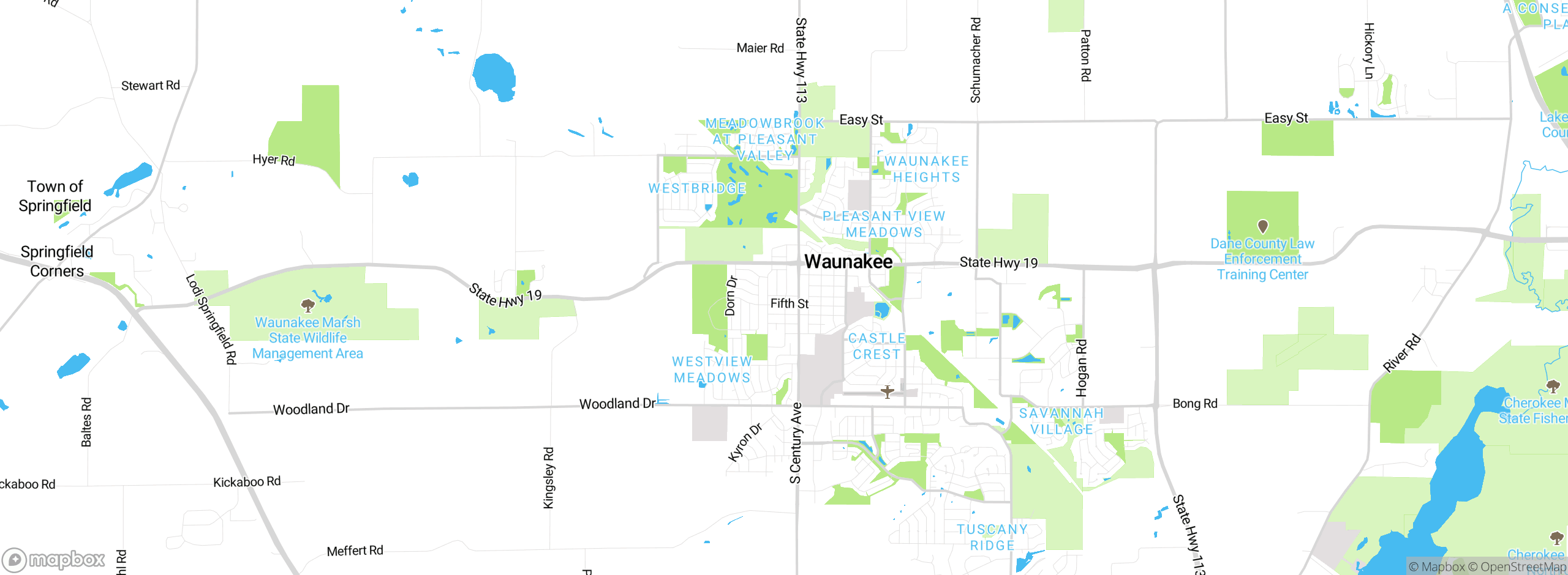 Map showing approximate location
