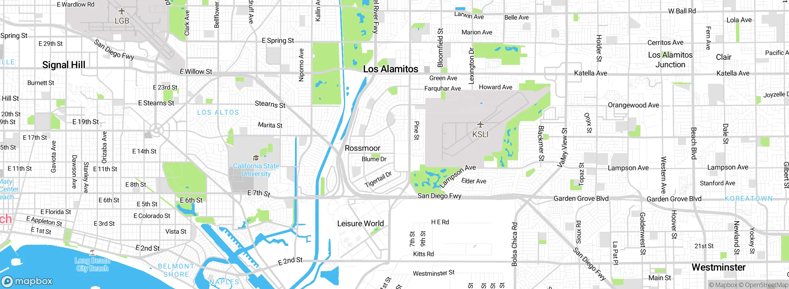 Map showing approximate location