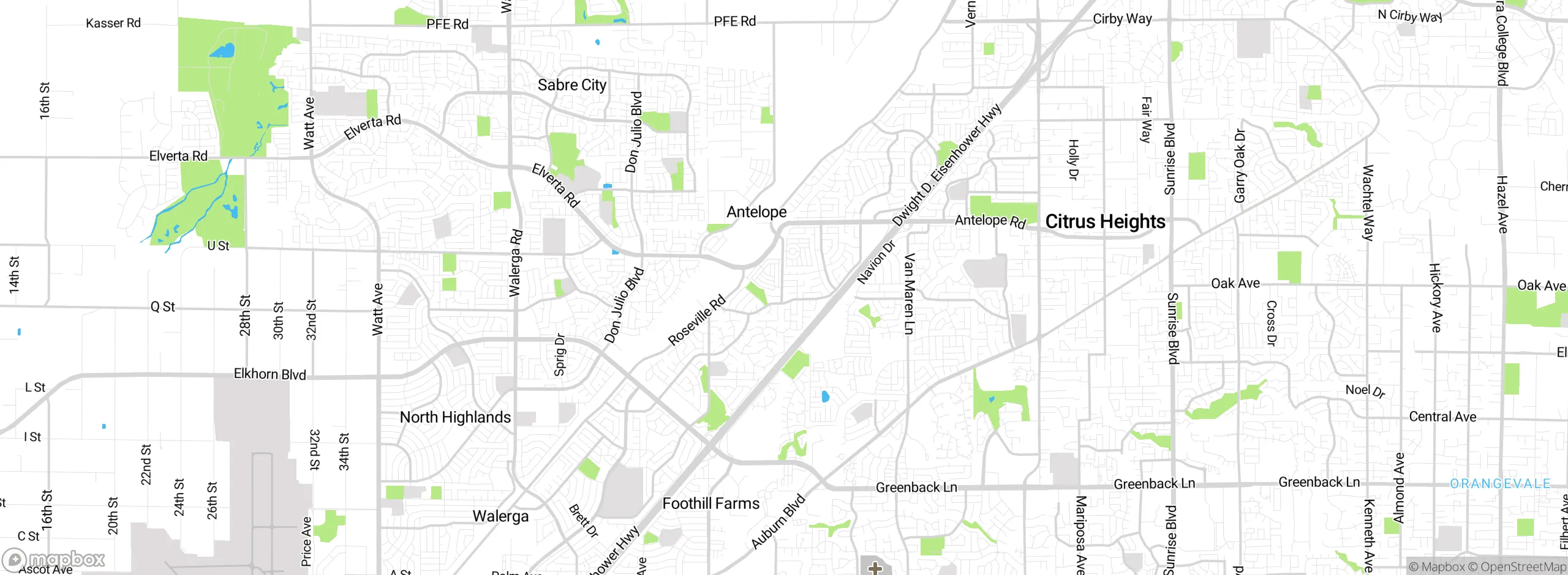 Map showing approximate location