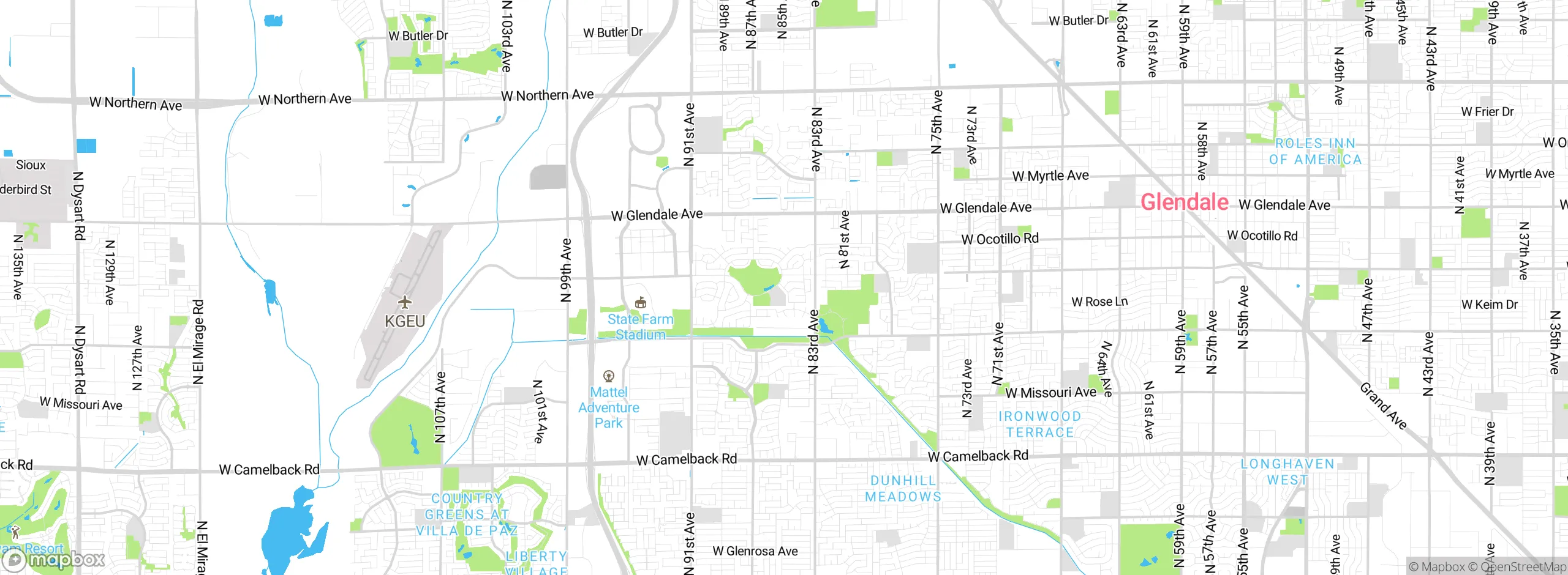 Map showing approximate location