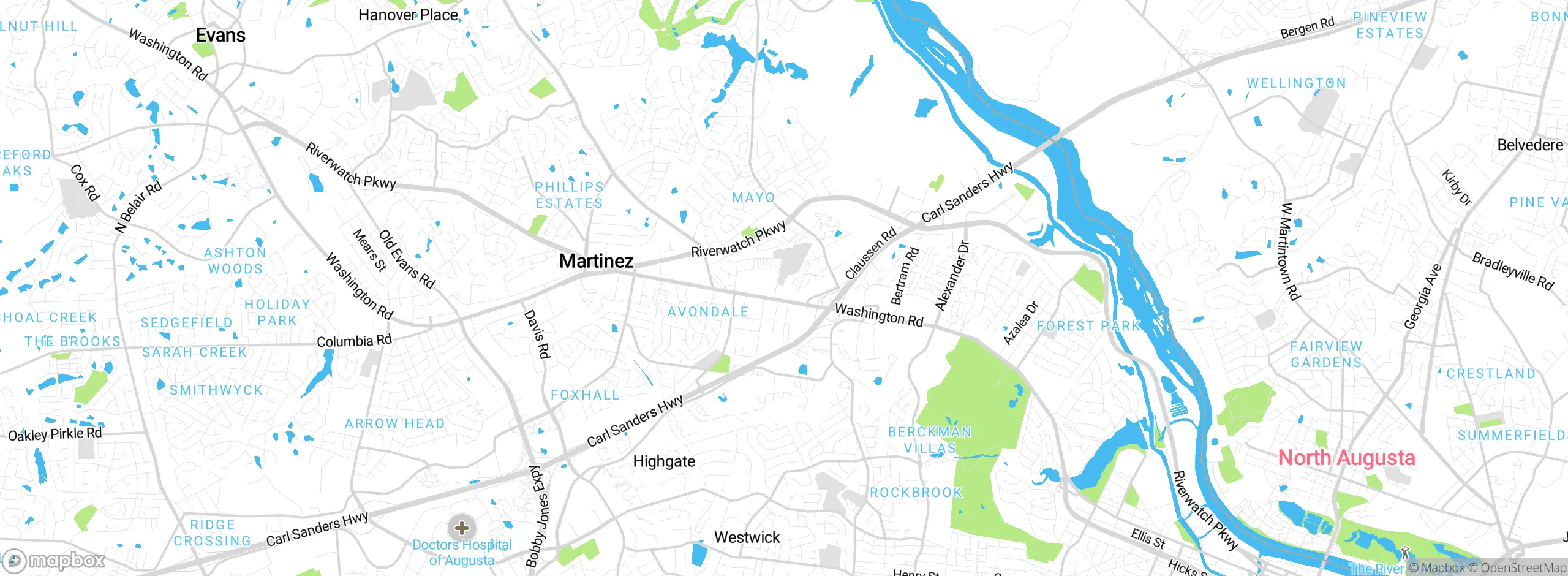 Map showing approximate location