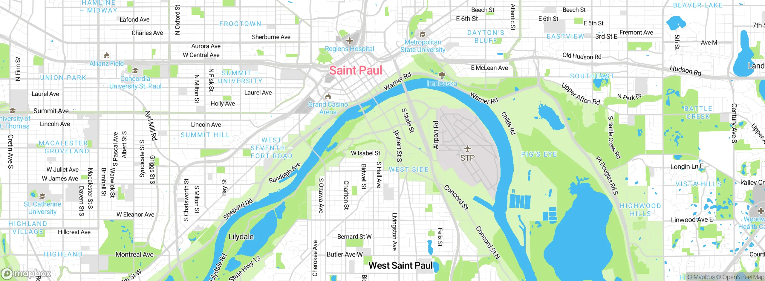 Map showing approximate location