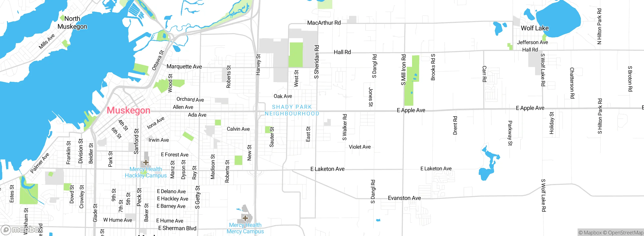 Map showing approximate location