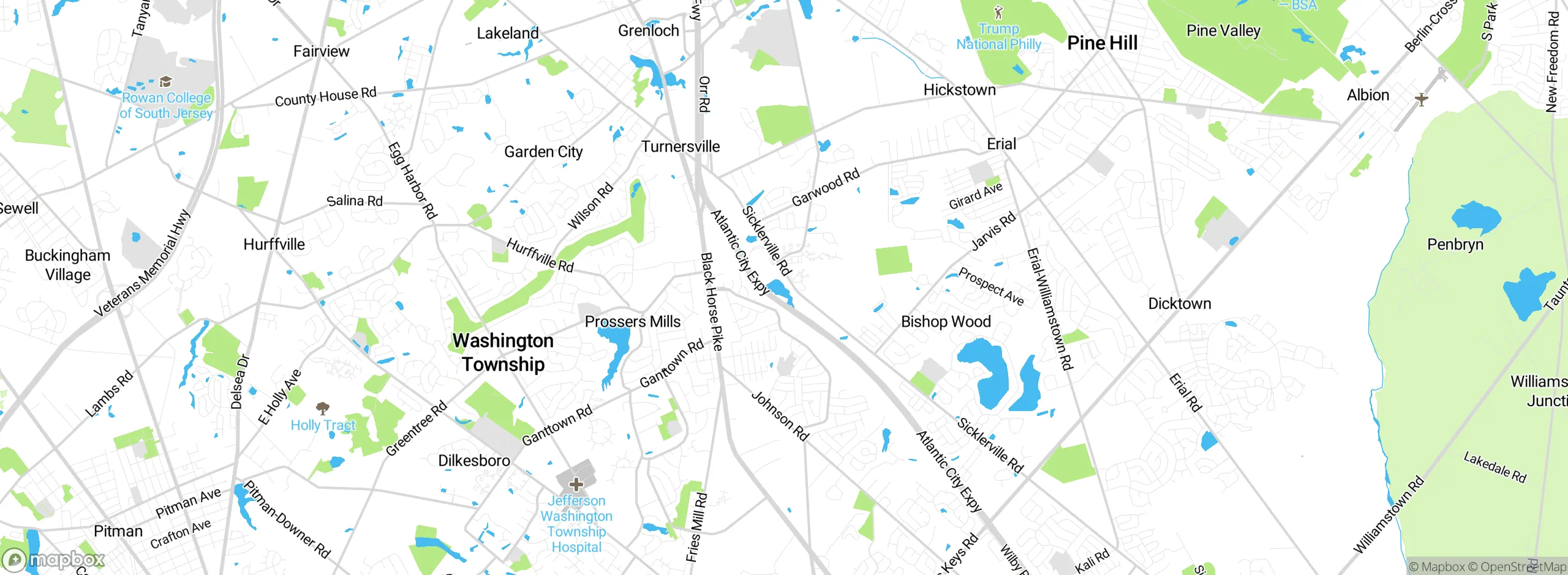 Map showing approximate location