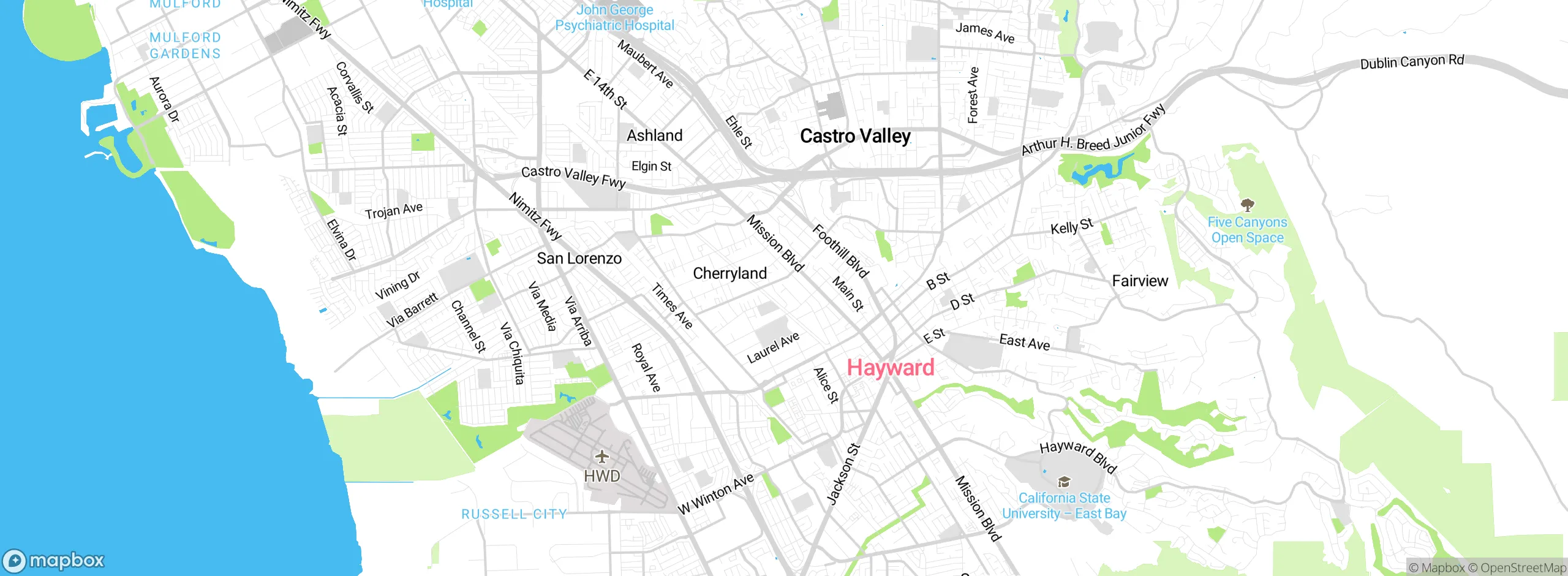 Map showing approximate location