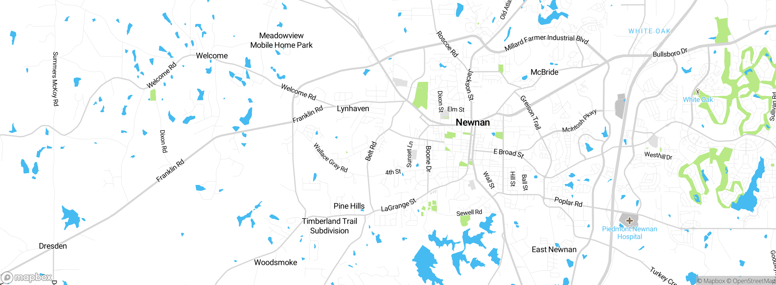 Map showing approximate location