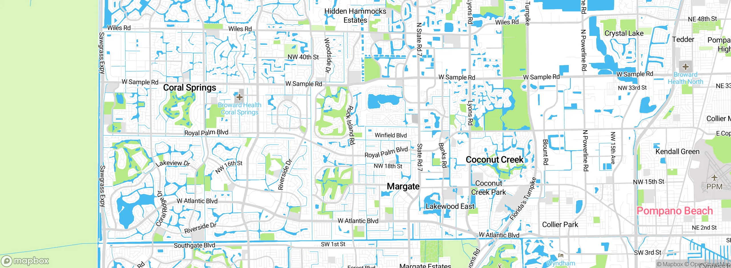 Map showing approximate location