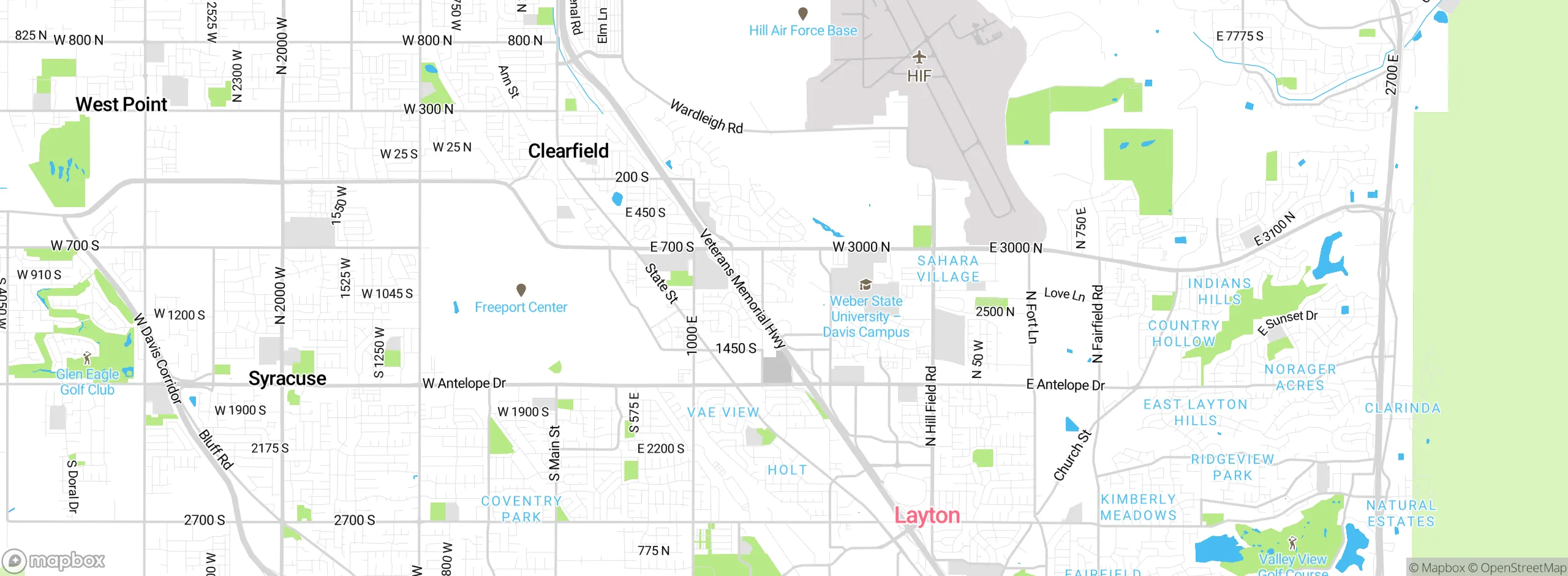 Map showing approximate location