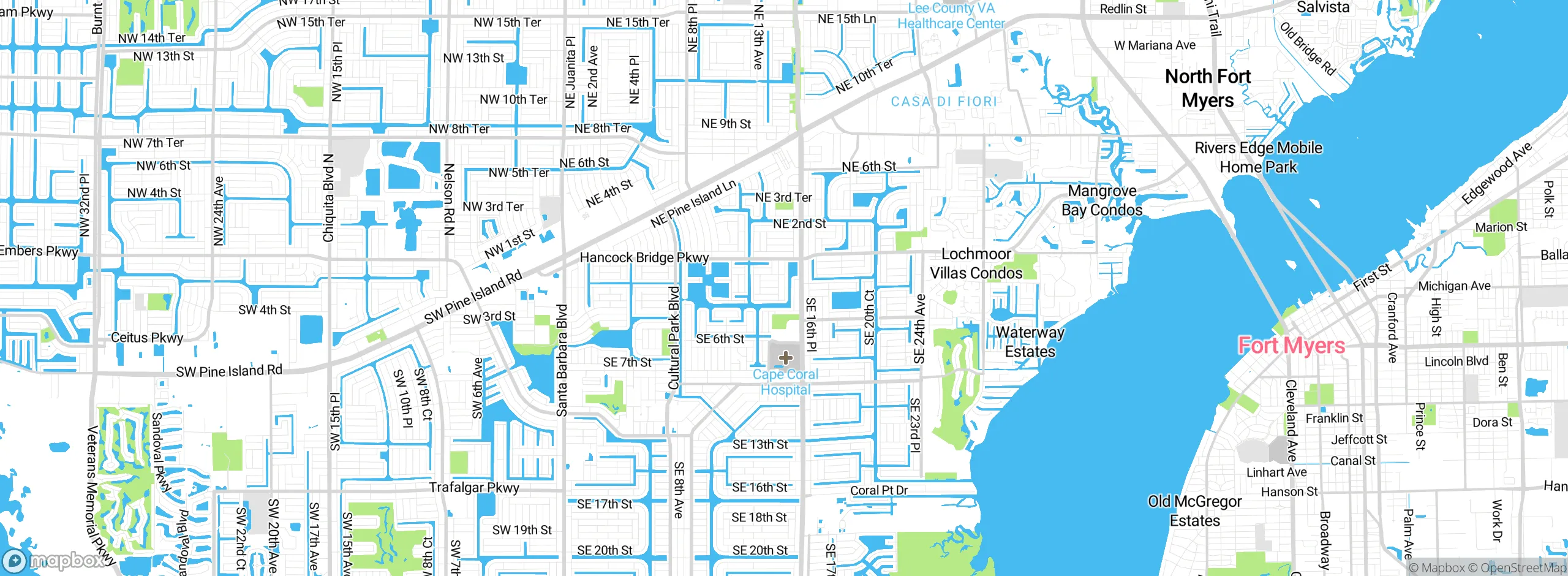 Map showing approximate location