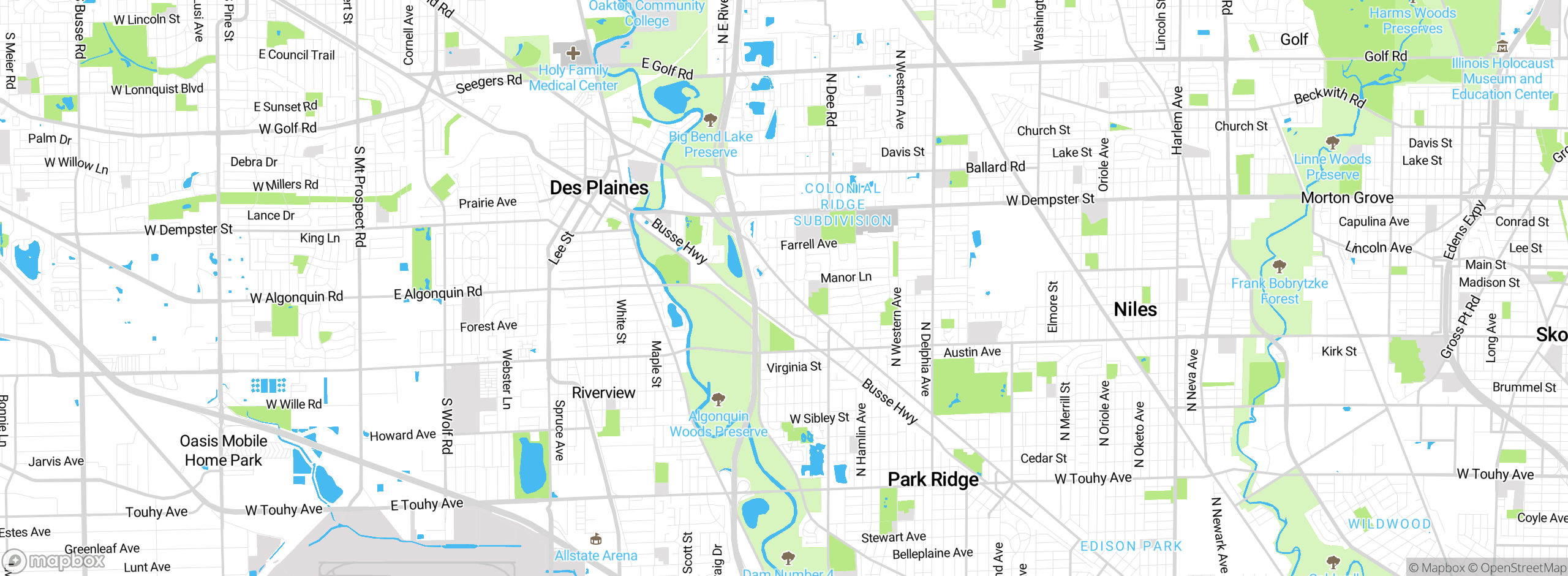 Map showing approximate location