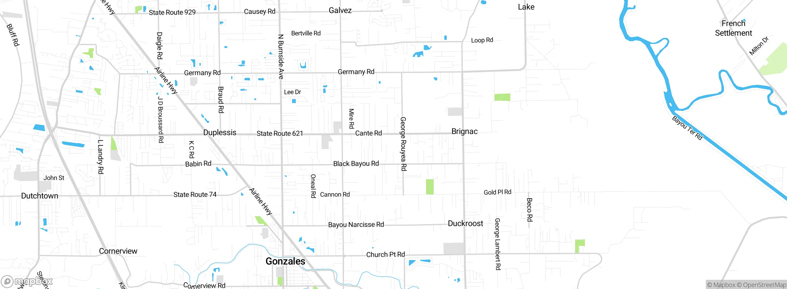 Map showing approximate location