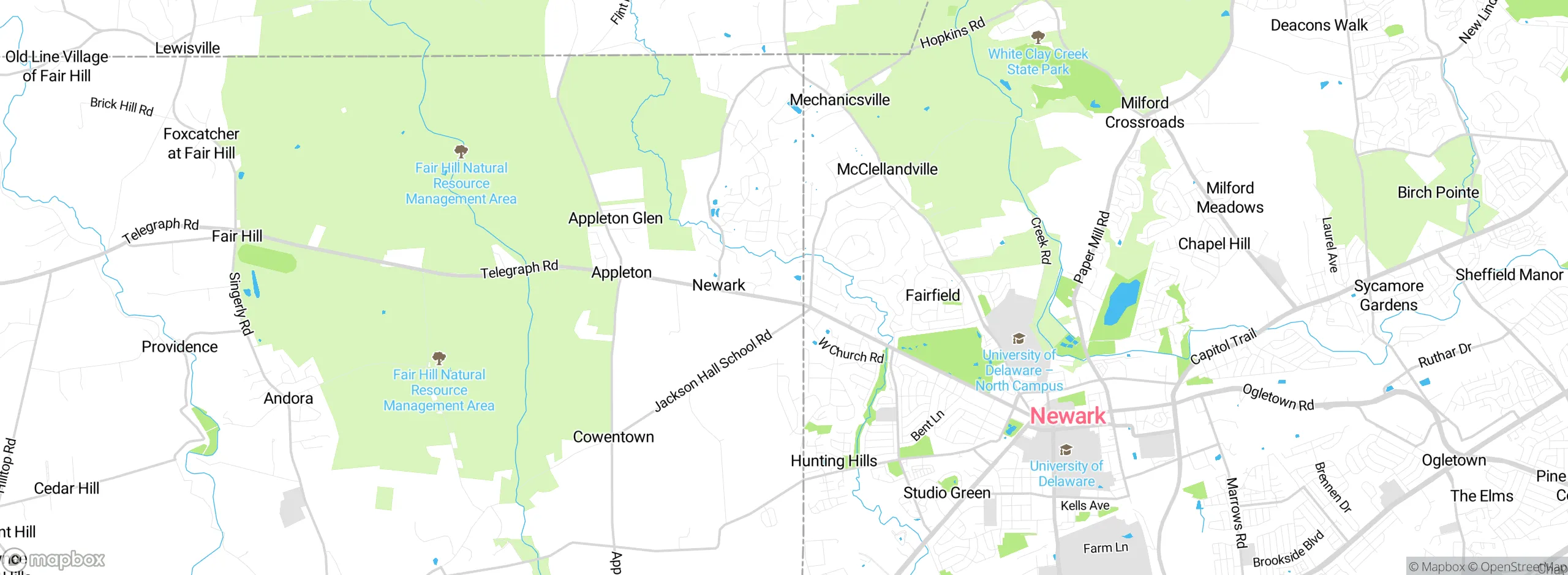 Map showing approximate location