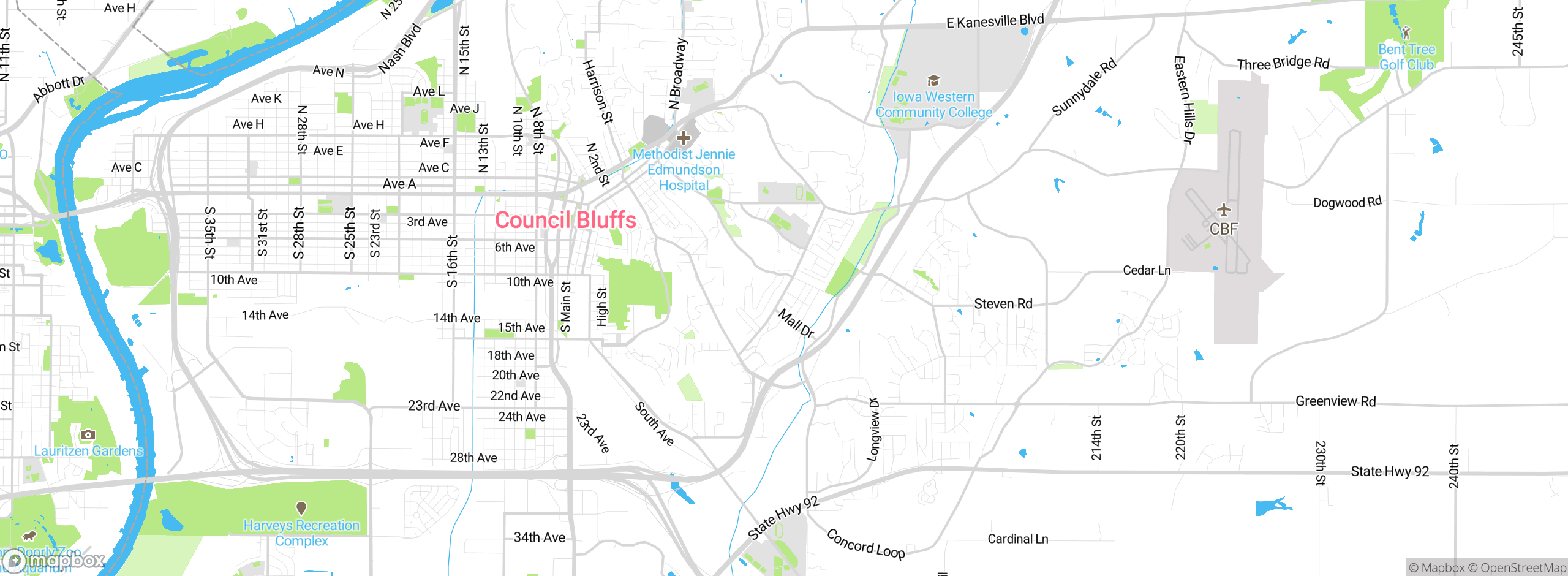 Map showing approximate location