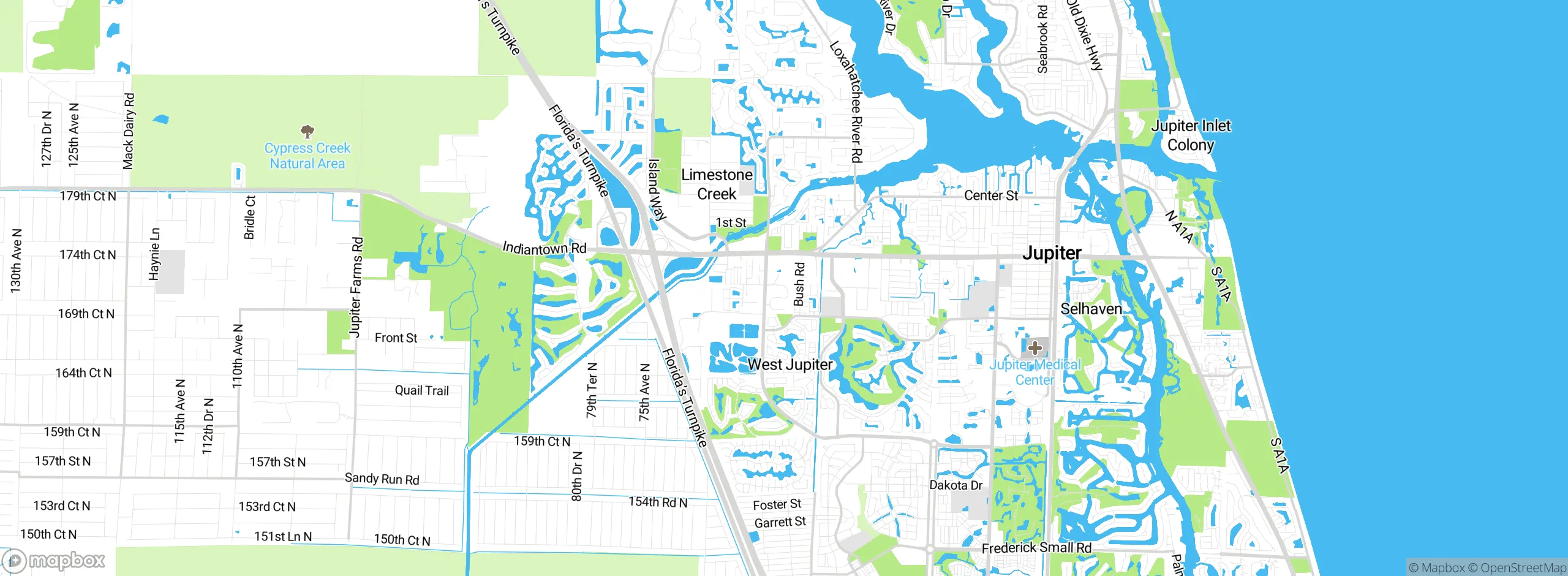 Map showing approximate location