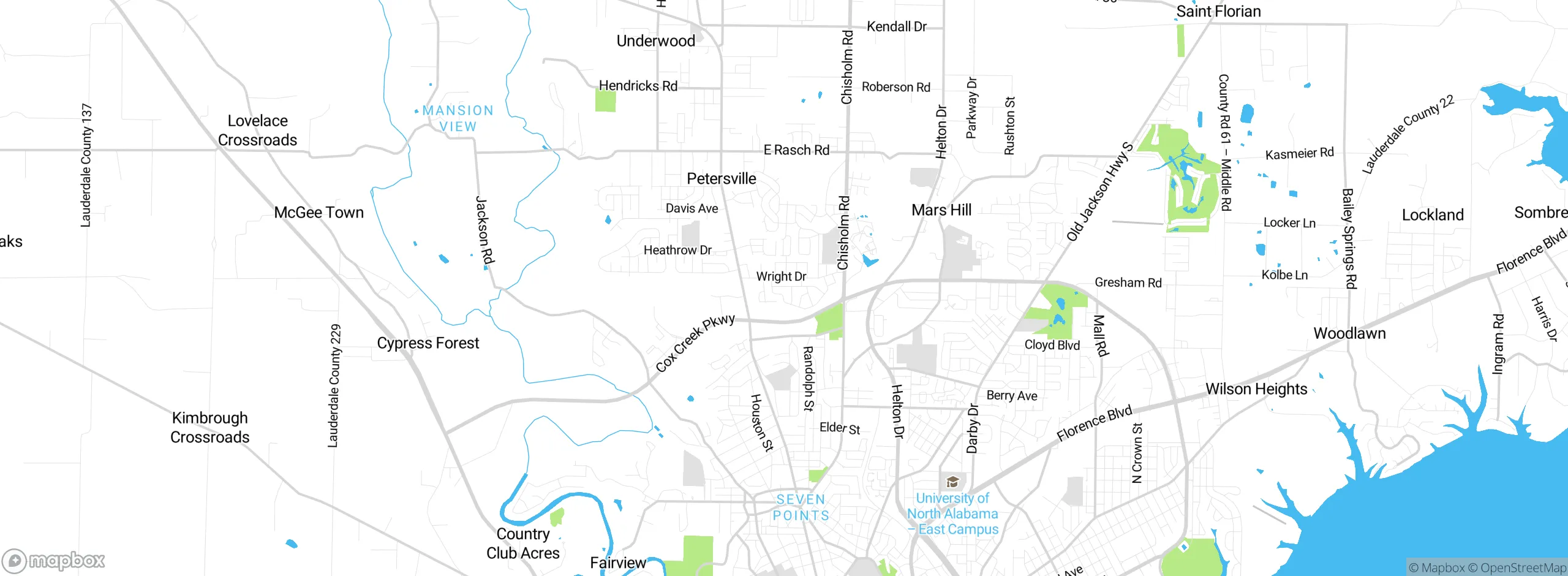 Map showing approximate location