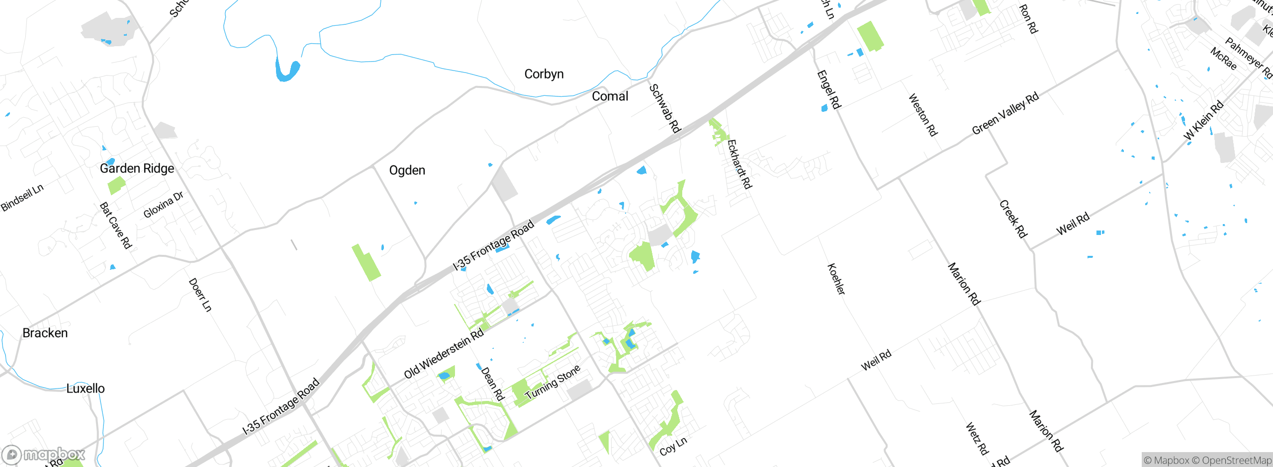 Map showing approximate location