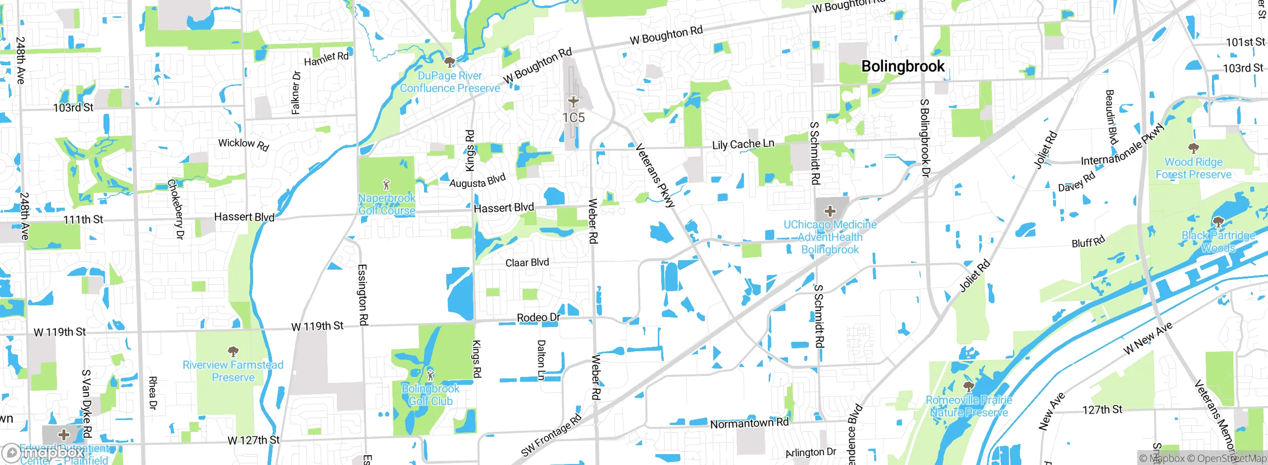 Map showing approximate location