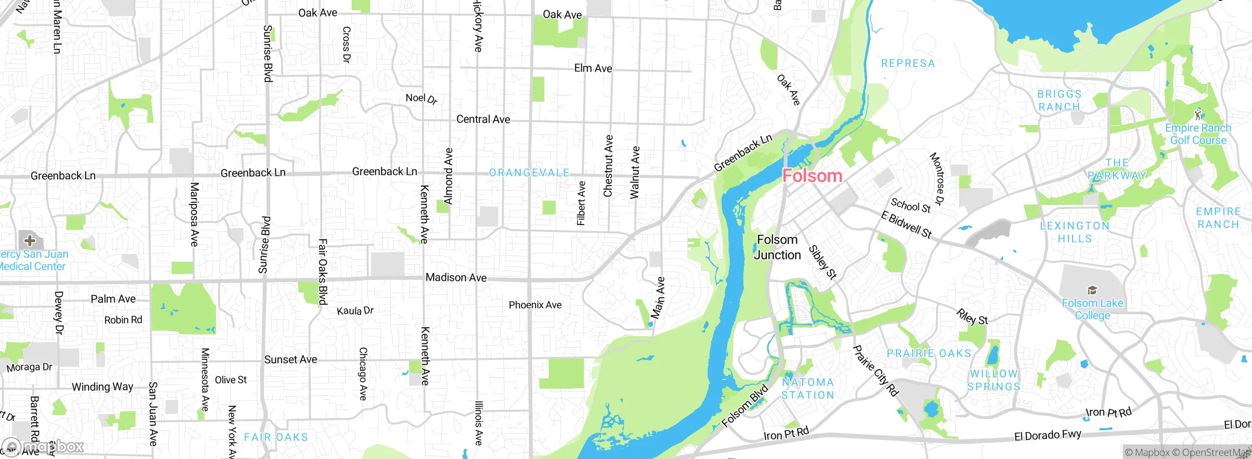 Map showing approximate location