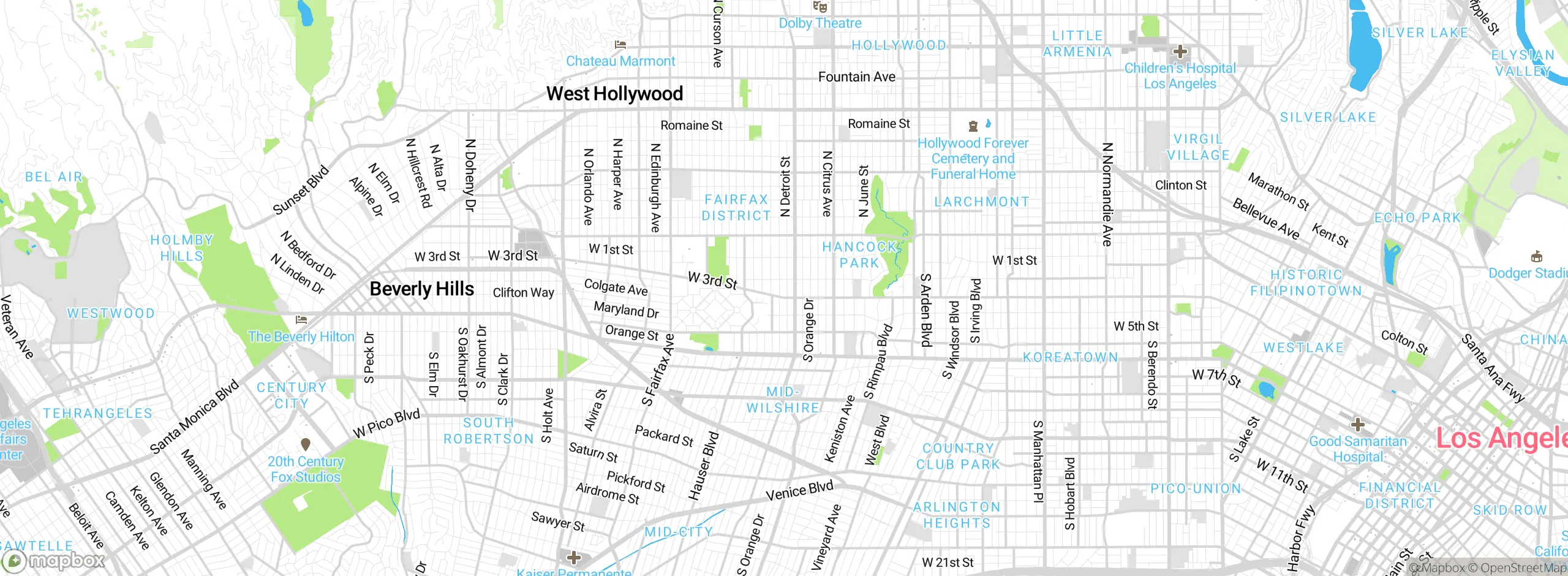 Map showing approximate location