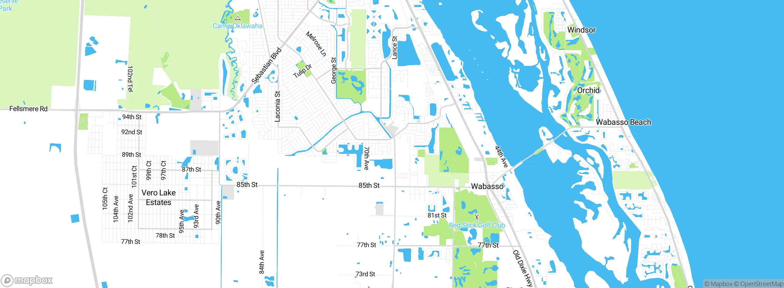 Map showing approximate location
