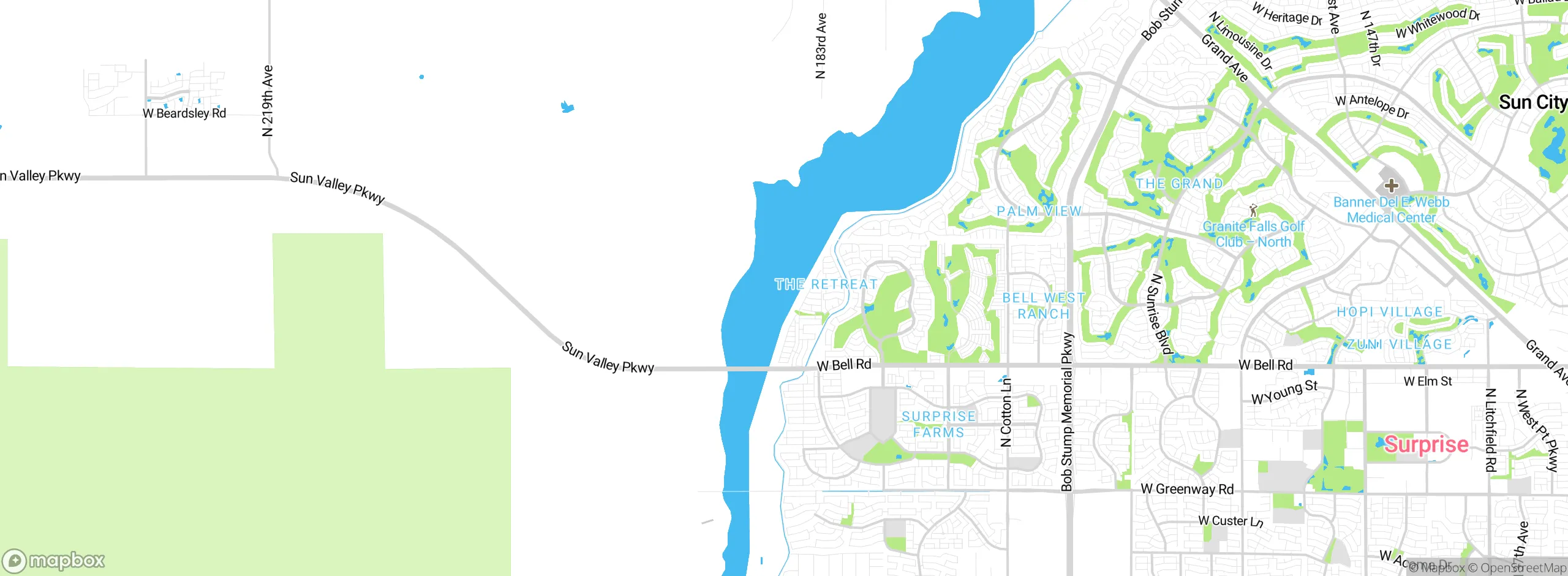 Map showing approximate location