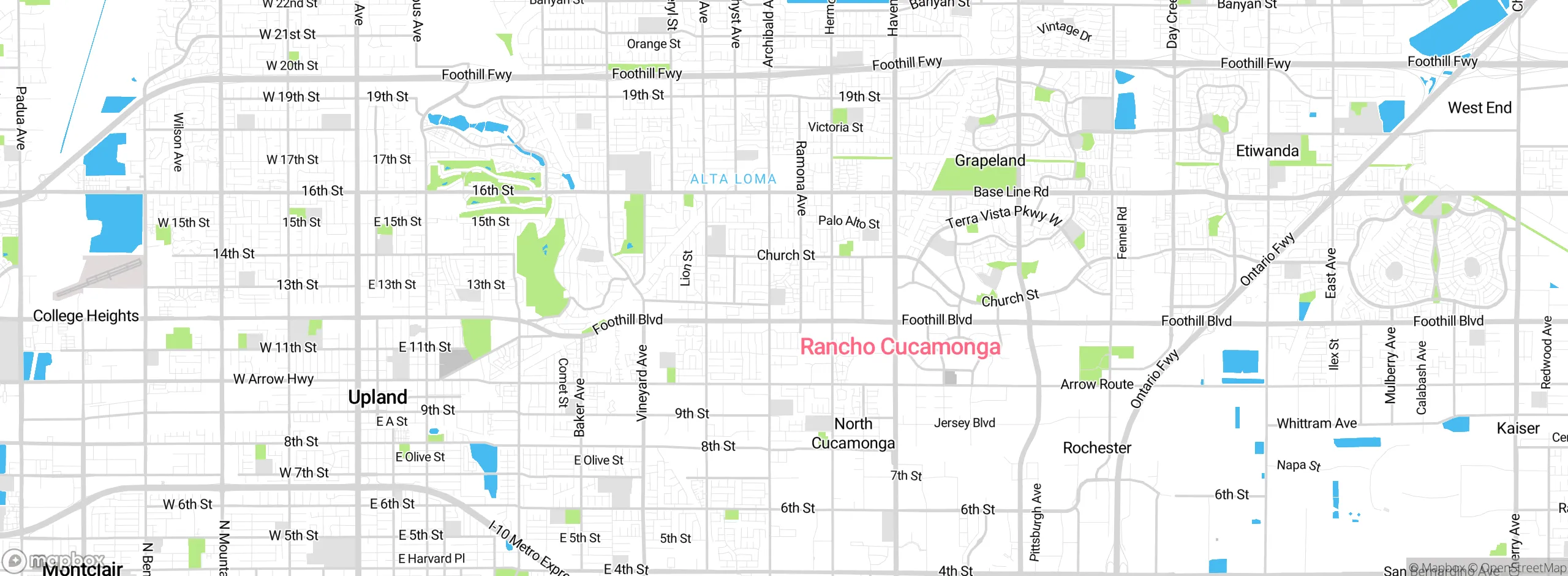 Map showing approximate location