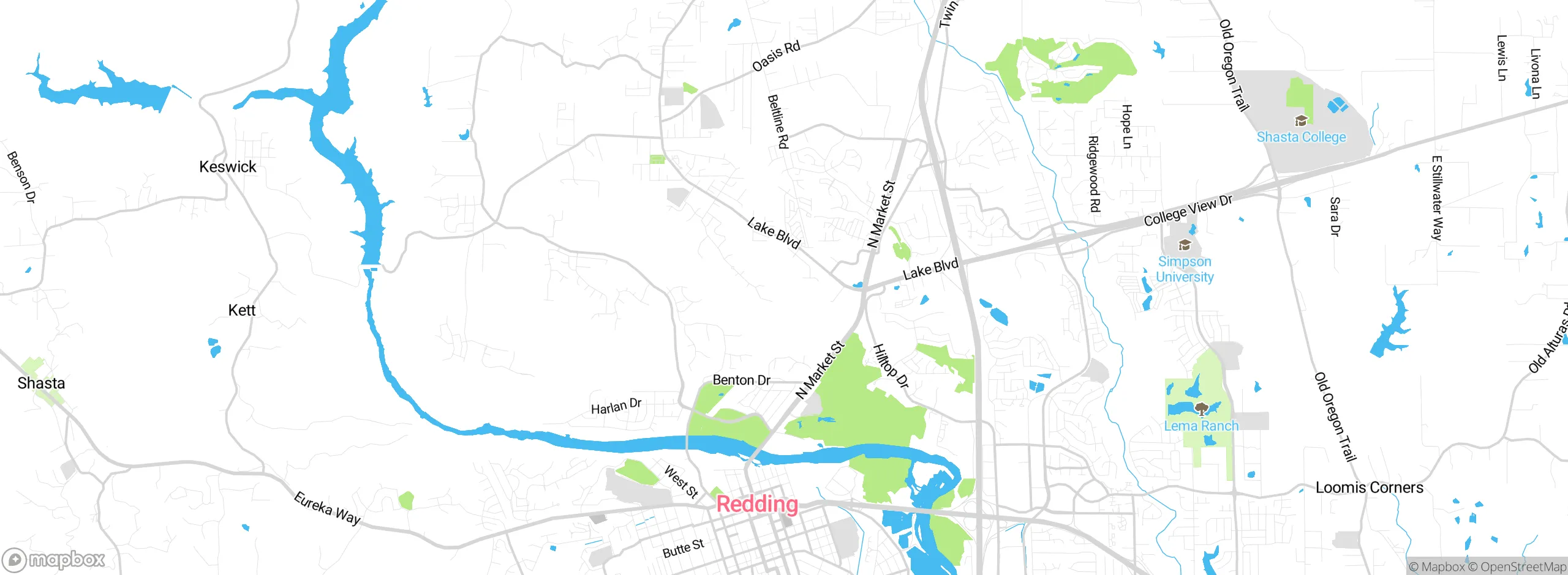 Map showing approximate location