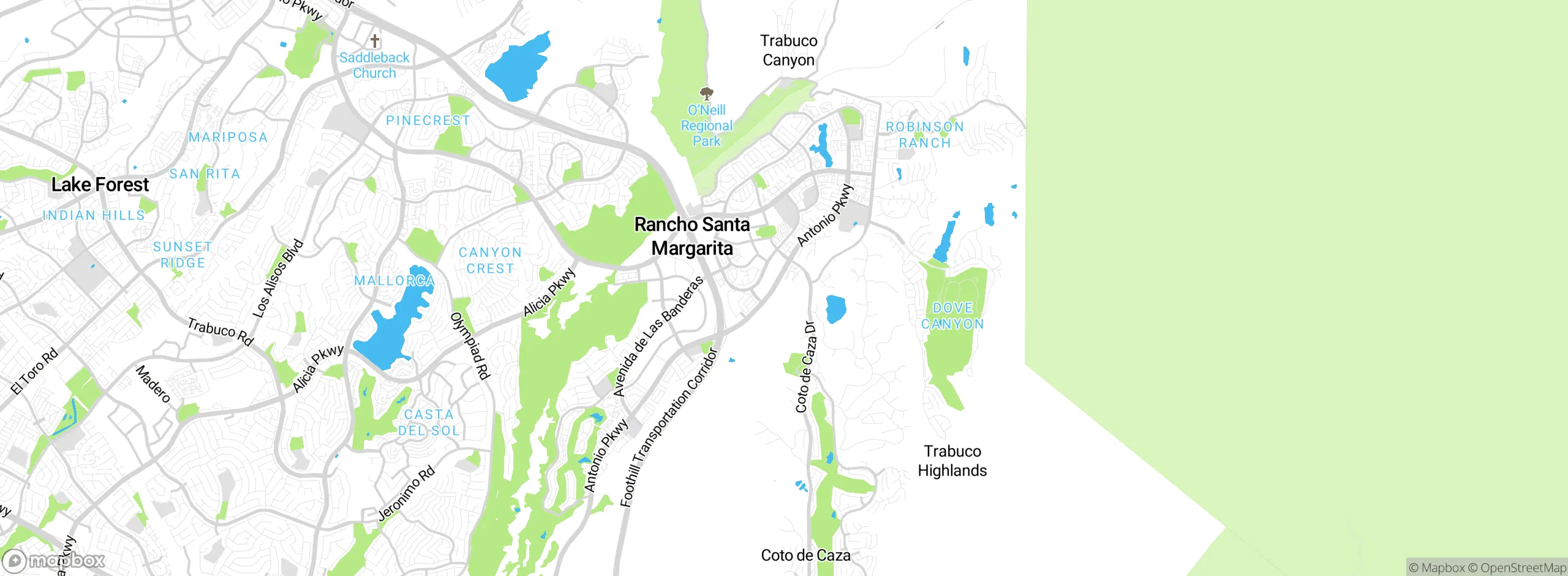Map showing approximate location