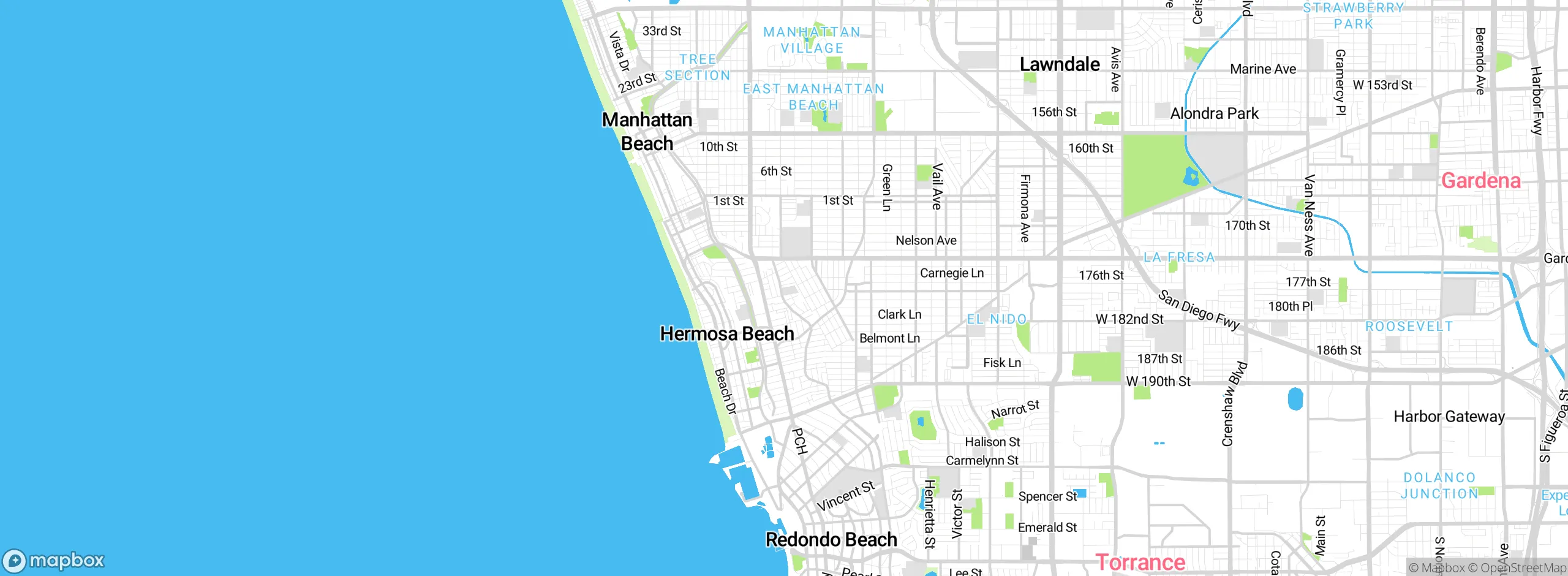 Map showing approximate location