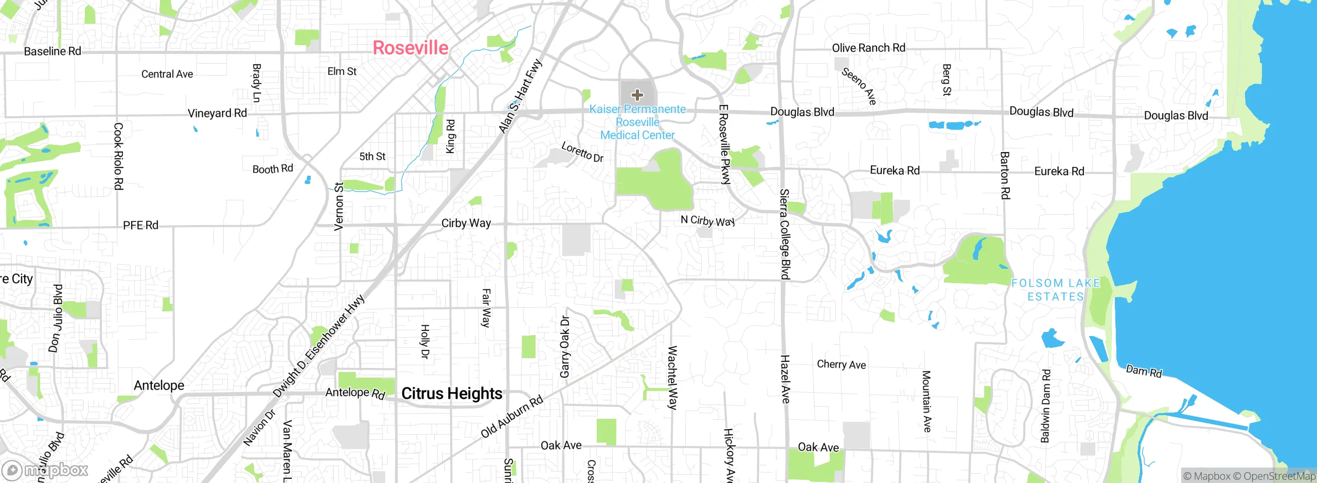 Map showing approximate location