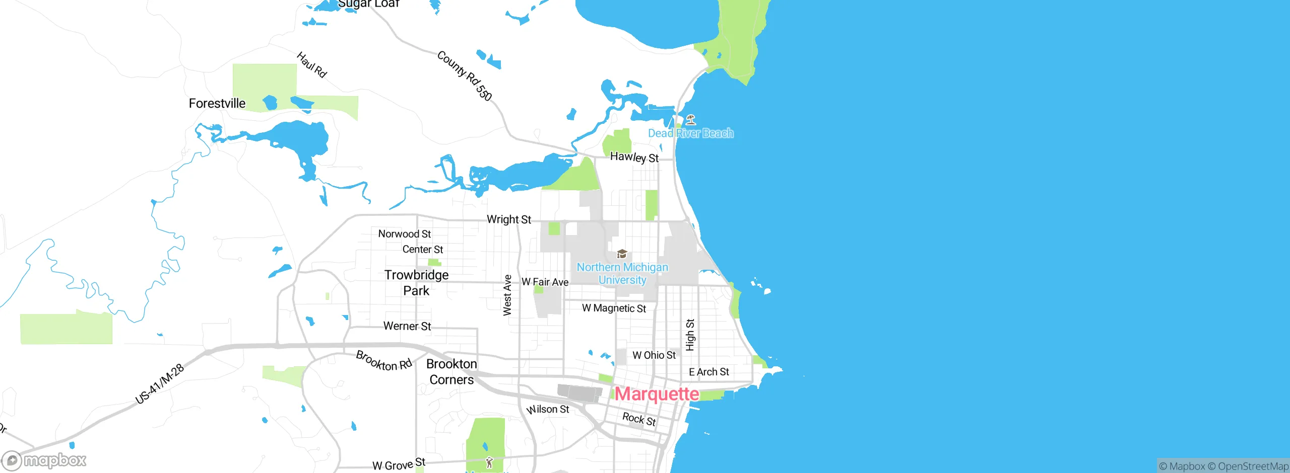 Map showing approximate location