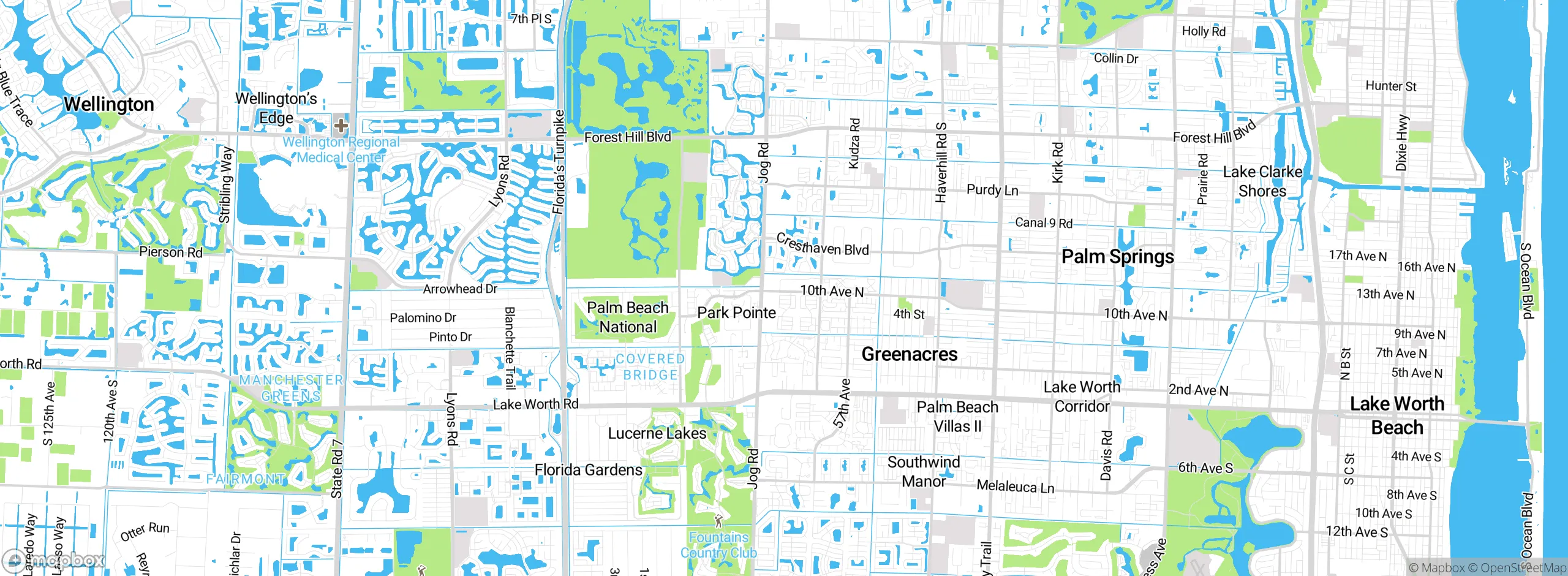 Map showing approximate location