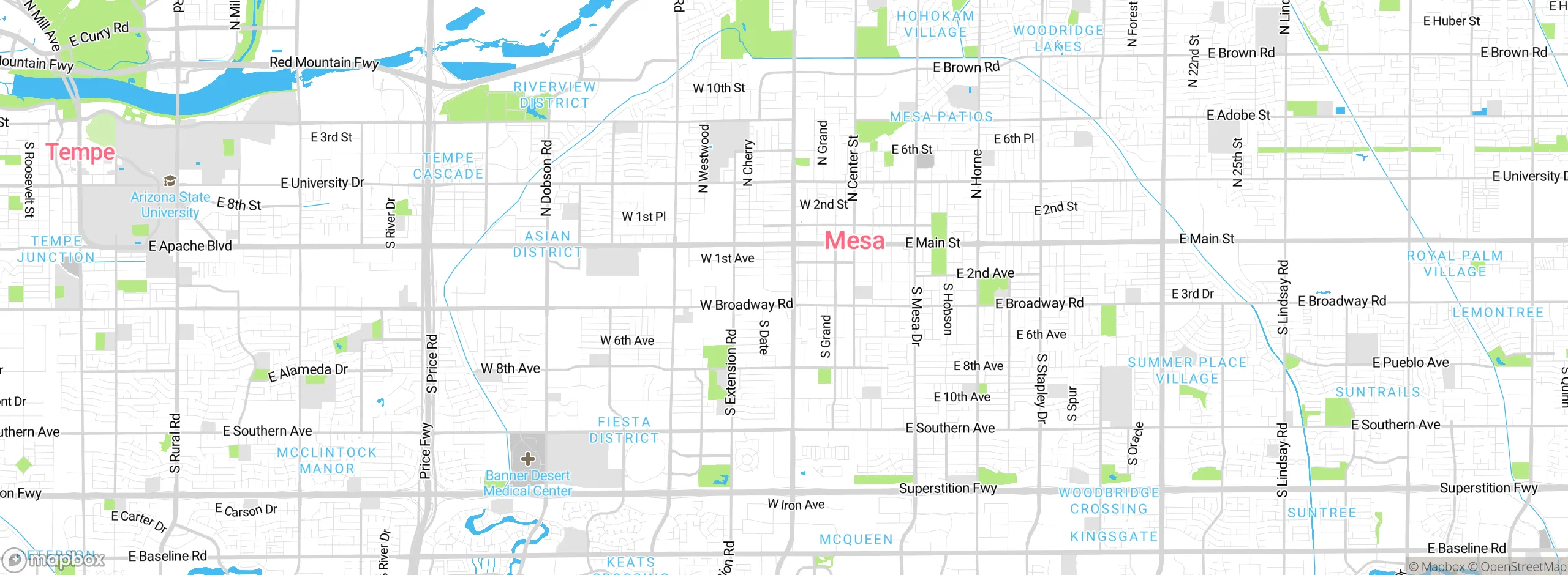 Map showing approximate location