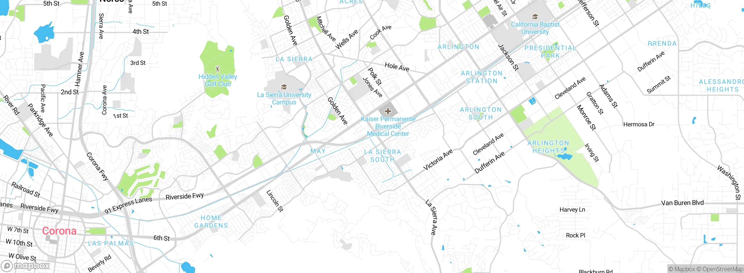 Map showing approximate location