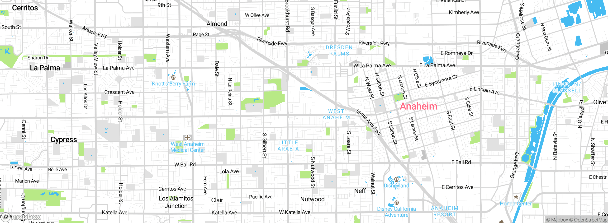 Map showing approximate location