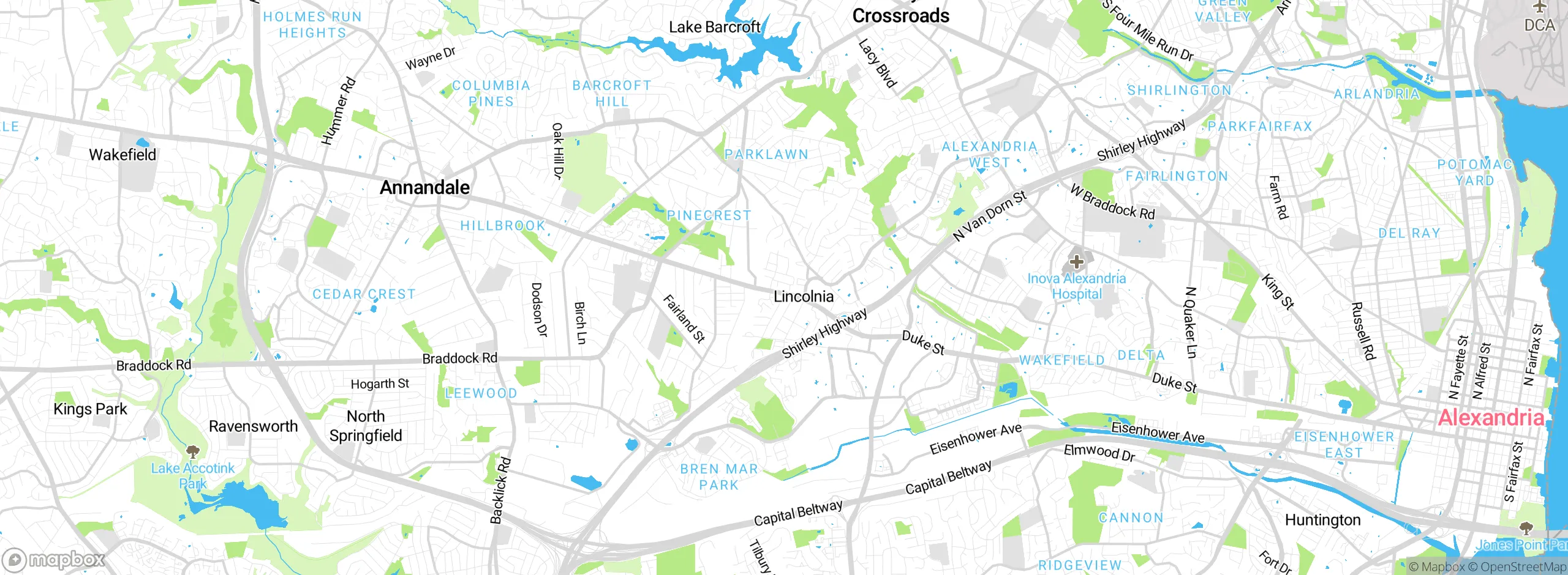 Map showing approximate location