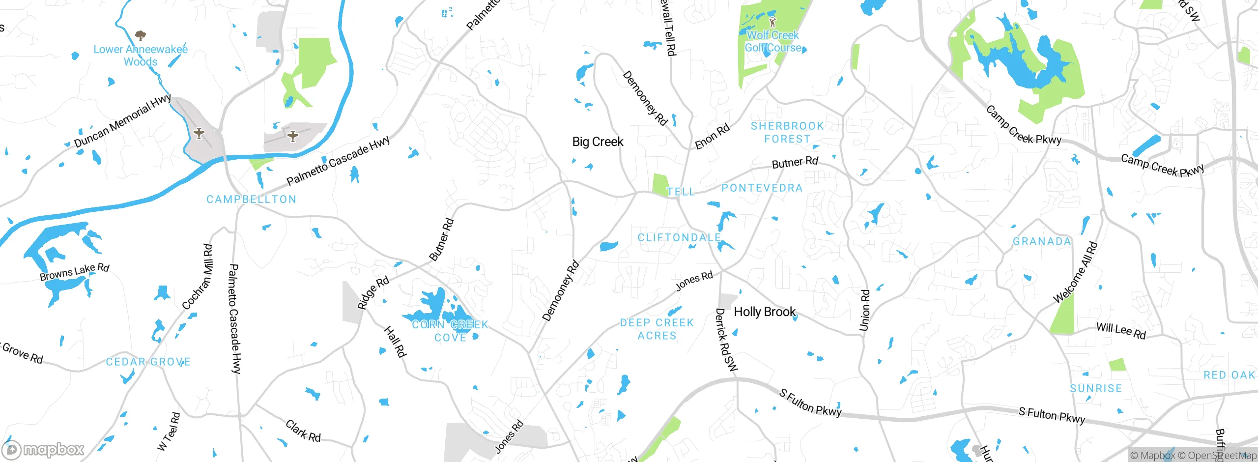 Map showing approximate location