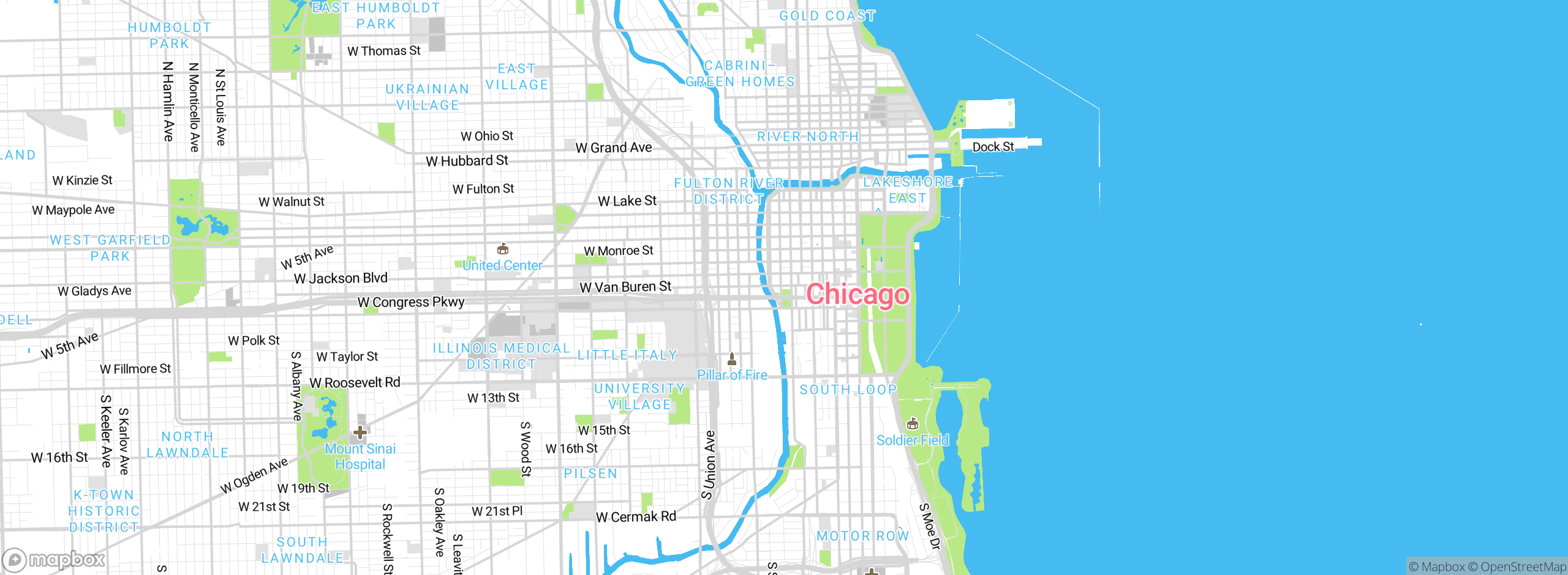 Map showing approximate location