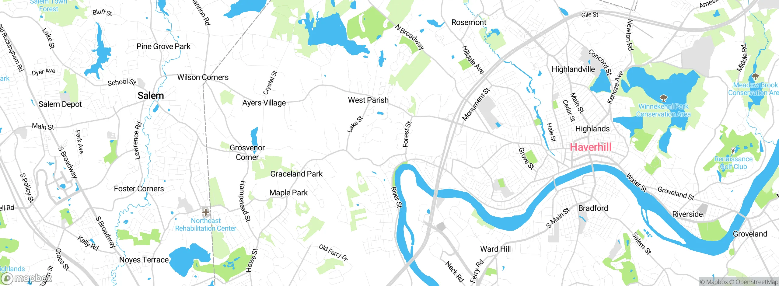 Map showing approximate location