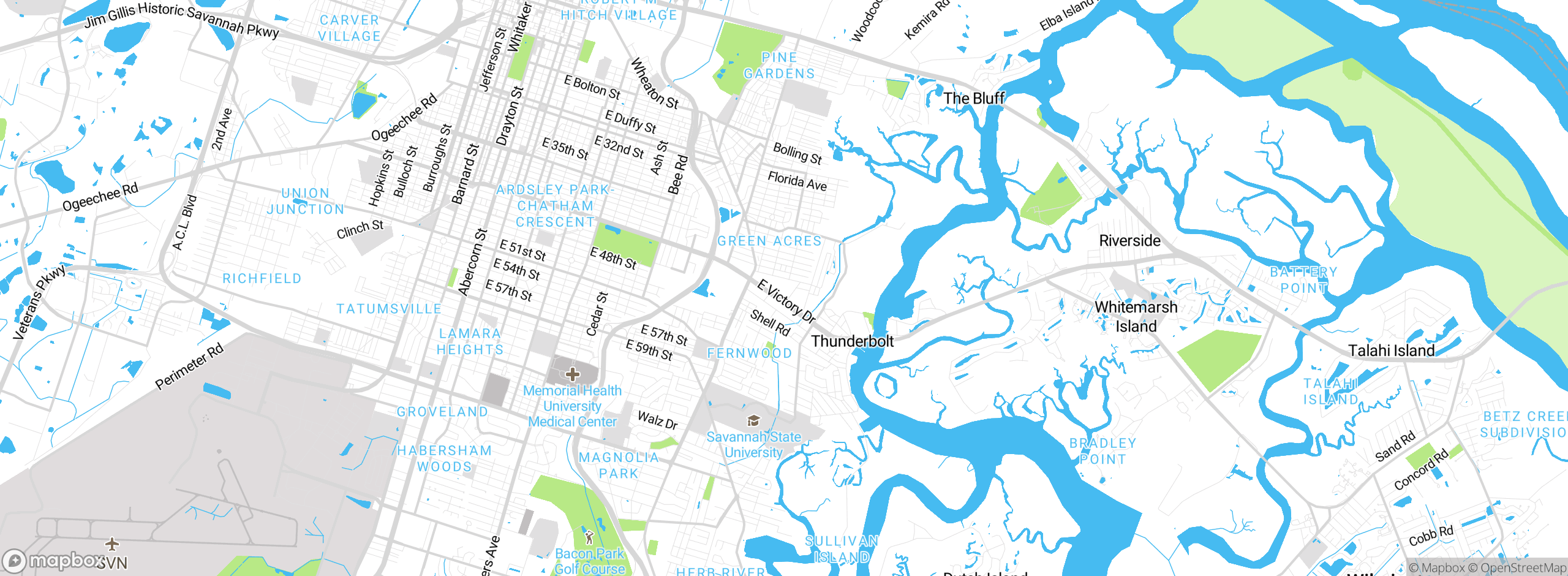 Map showing approximate location