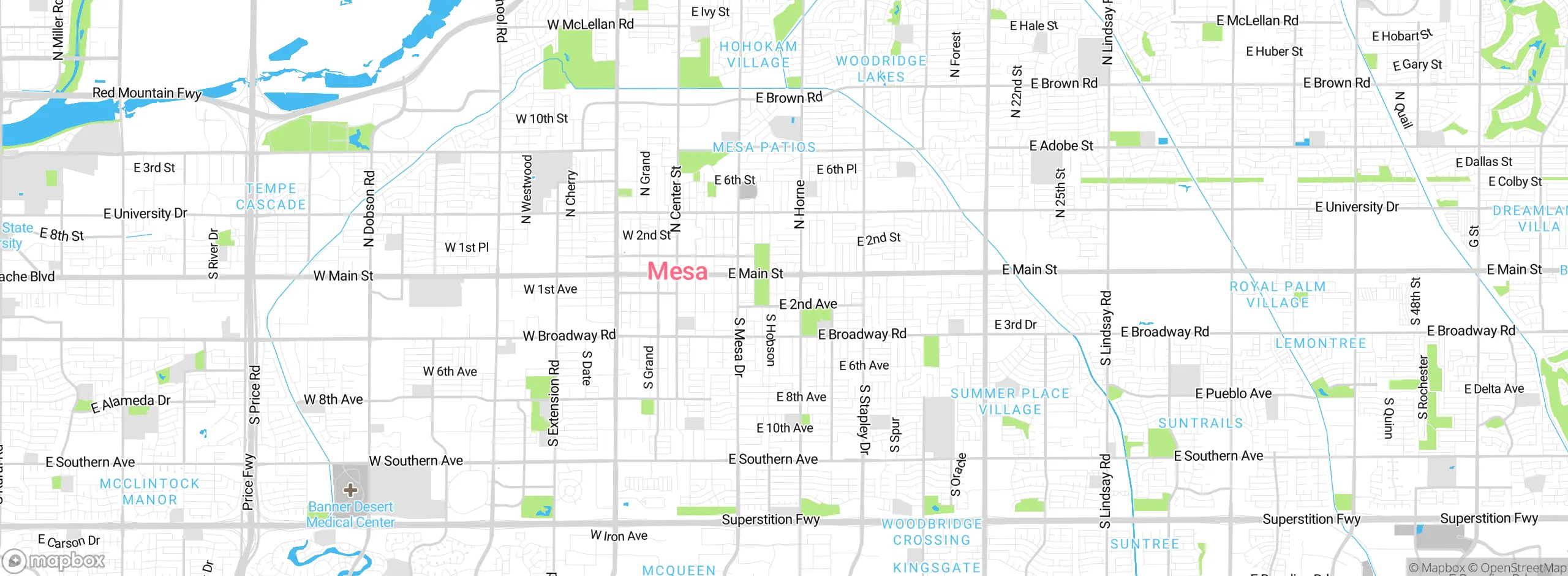 Map showing approximate location