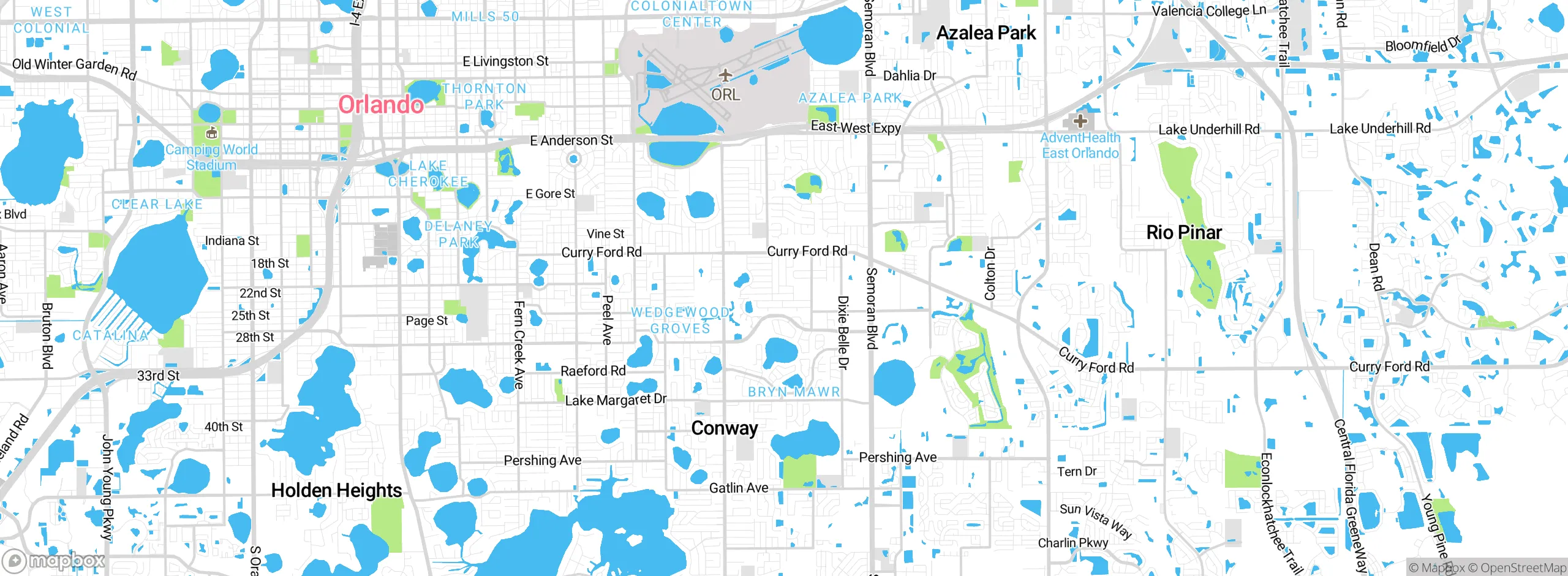 Map showing approximate location